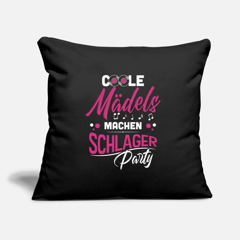 Filles Schlager Housse de coussin décorative 45 x 45 cm