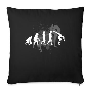 gymnastique - Housse de coussin décorative 45 x 45 cm - noir - Devant
