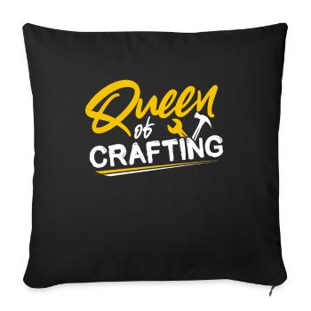 artisane - Housse de coussin décorative 45 x 45 cm - noir - Devant