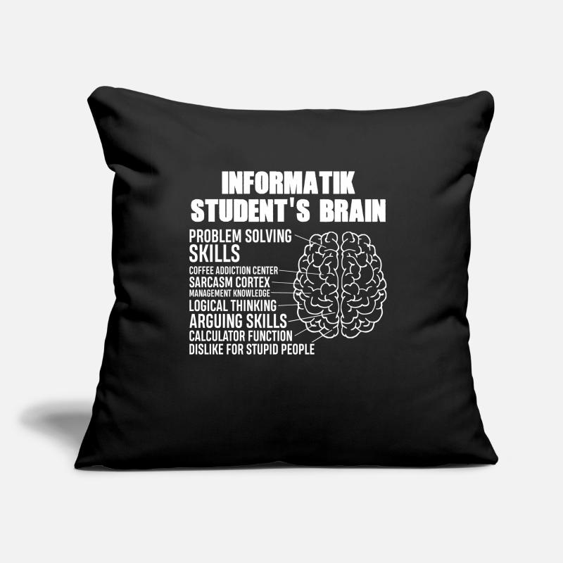 Informatik Students Brain Sofakissenbezug 45 x 45 cm