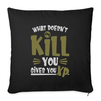 Gaming - Housse de coussin décorative 45 x 45 cm - noir - Devant