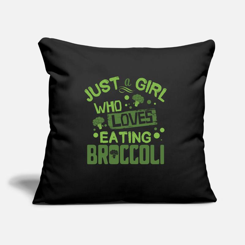broccoli Sofa pillowcase 17,3'' x 17,3'' (45 x 45 cm)