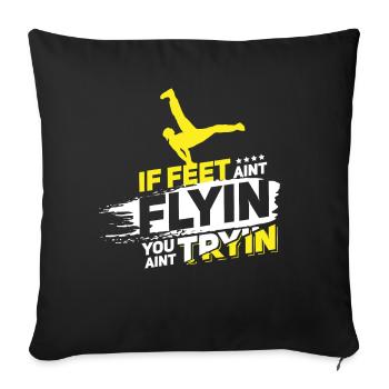 Breakdance Bboying gift I breakdancing - Sofa pillowcase 17,3'' x 17,3'' (45 x 45 cm) - black - Front