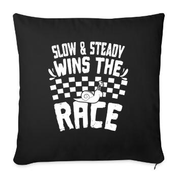 slug - Sofa pillowcase 17,3'' x 17,3'' (45 x 45 cm) - black - Front