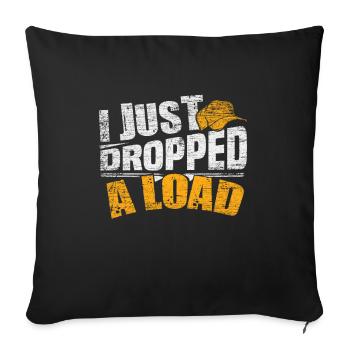 Trucker - Sofakissenbezug 45 x 45 cm - Schwarz - Vorne