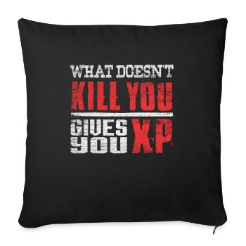 Gaming - Housse de coussin décorative 45 x 45 cm - noir - Devant