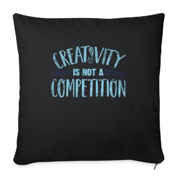 musicien - Housse de coussin décorative 45 x 45 cm - noir - Devant