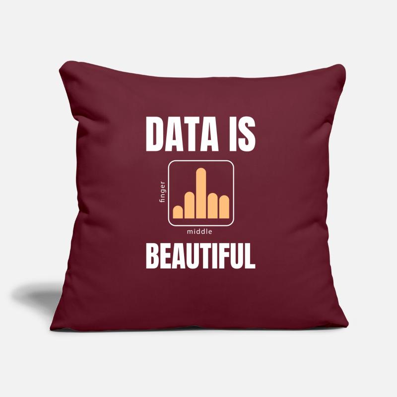 Data deep learning AI nerd big data is beautiful Sofa pillowcase 17,3'' x 17,3'' (45 x 45 cm)