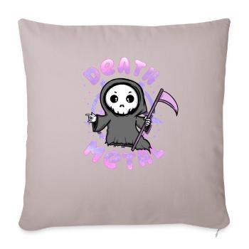 Death Metal Grim Reaper Death Pastel Goth bleak - Sofa pillowcase 17,3'' x 17,3'' (45 x 45 cm) - light taupe - Front