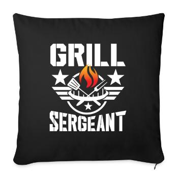 Grill sergeant - Sofakissenbezug 45 x 45 cm - Schwarz - Vorne