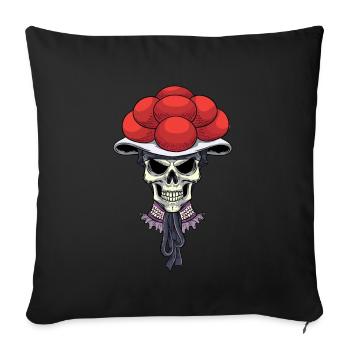 Cool Skull Bollenhut Black Forest Skull - Sofa pillowcase 17,3'' x 17,3'' (45 x 45 cm) - black - Front