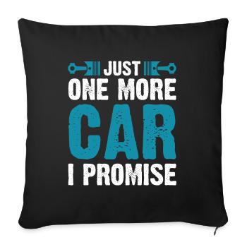 Tuning Auto Funny Speed Cars - Housse de coussin décorative 45 x 45 cm - noir - Devant