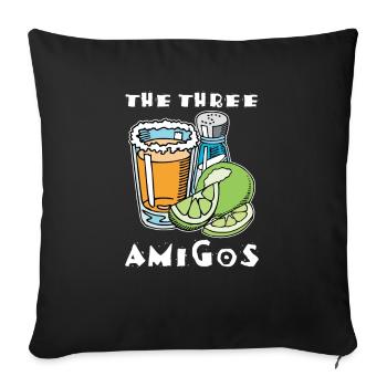 Tequila - Housse de coussin décorative 45 x 45 cm - noir - Devant