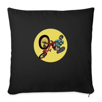 BMX - Sofakissenbezug 45 x 45 cm - Schwarz - Vorne