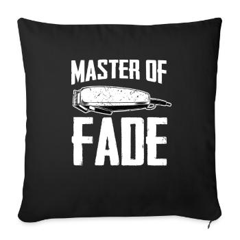 Barber Barbershop Barber - Sofa pillowcase 17,3'' x 17,3'' (45 x 45 cm) - black - Front