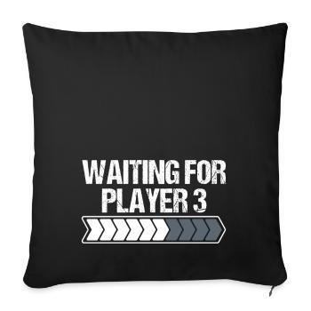 Funny gift expectant mother soon to be born M - Sofa pillowcase 17,3'' x 17,3'' (45 x 45 cm) - black - Front
