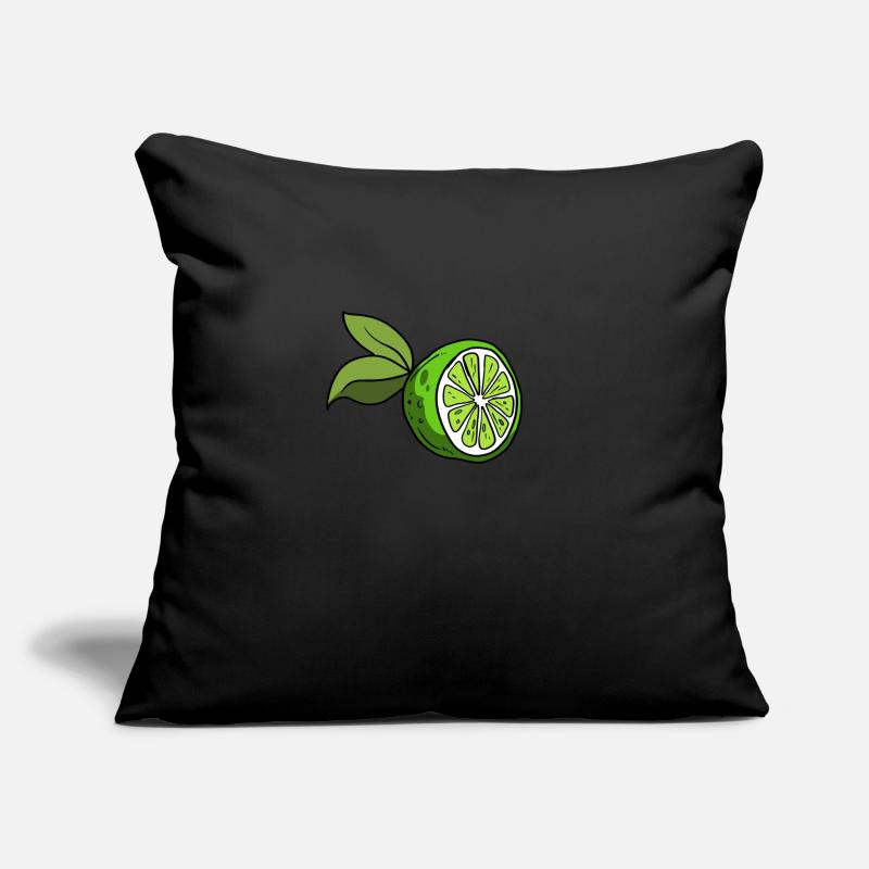 citron vert Housse de coussin décorative 45 x 45 cm