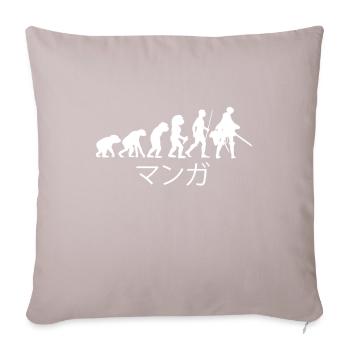 Anime evolution - Sofa pillowcase 17,3'' x 17,3'' (45 x 45 cm) - light taupe - Front