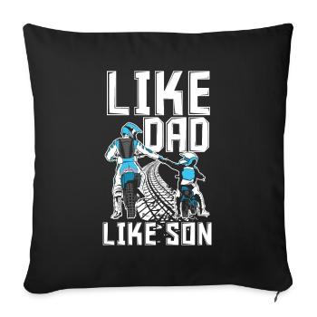 Dirt Bike Motocross Rider Motorcycle Gifts - Sofa pillowcase 17,3'' x 17,3'' (45 x 45 cm) - black - Front