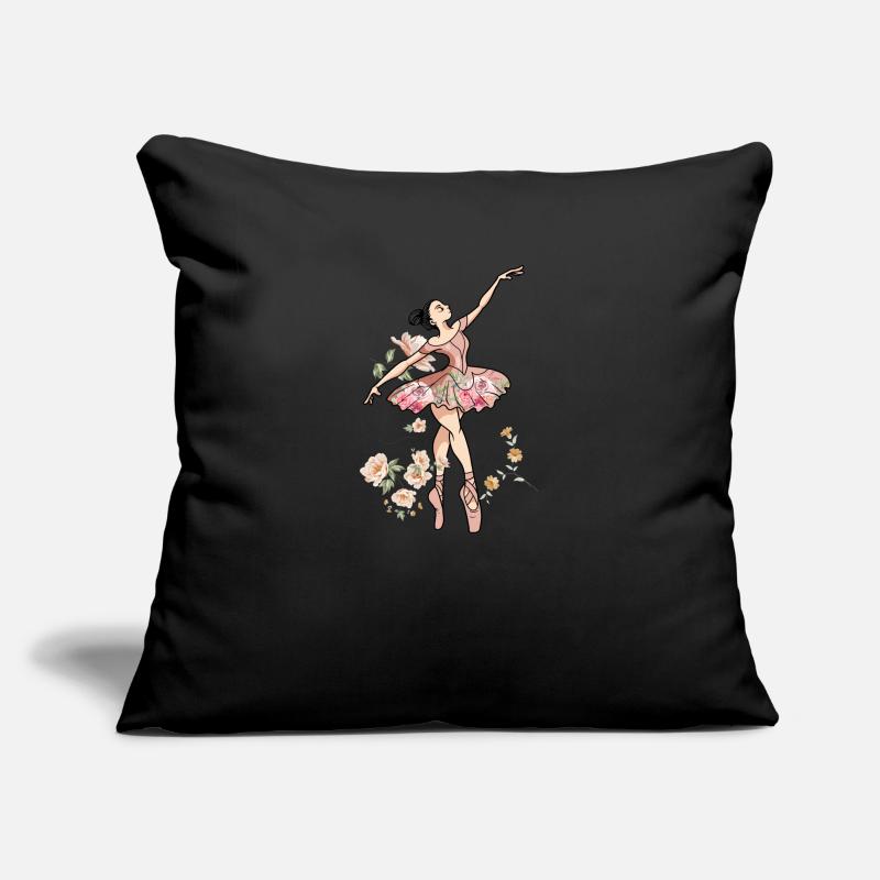 Ballet Ballet Ballet Danseuse Housse de coussin décorative 45 x 45 cm