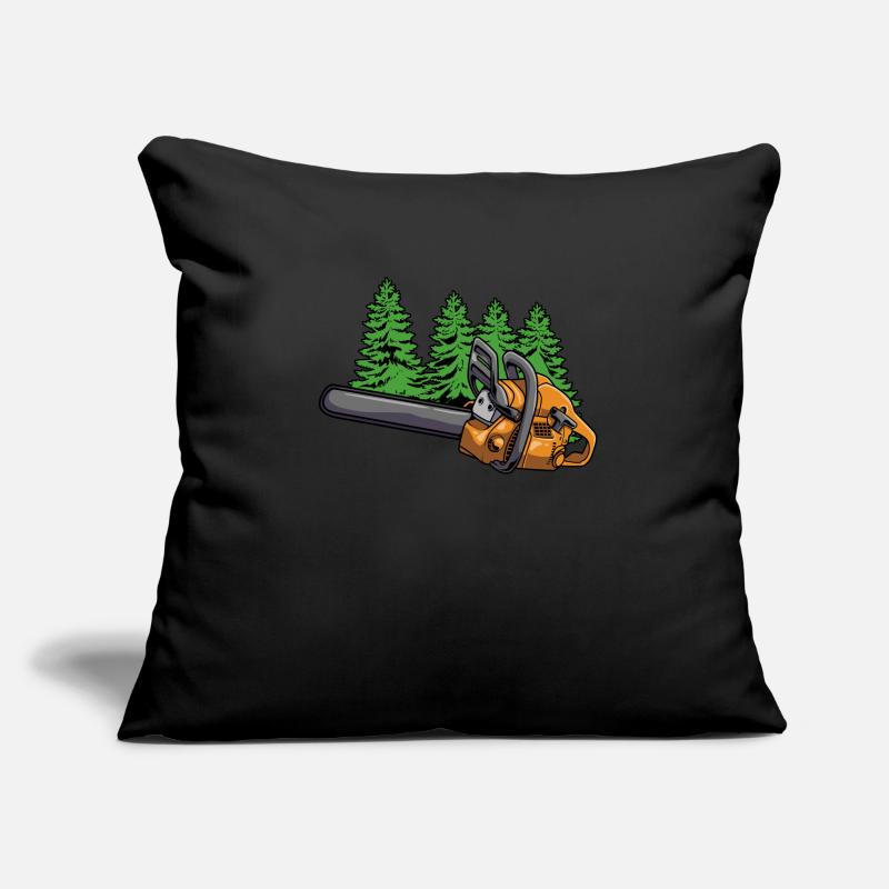 Bûcheron Forester Forester Menuisier Housse de coussin décorative 45 x 45 cm