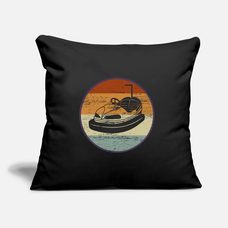 Bumper car retro fun fair 90's gift Sofa pillowcase 17,3'' x 17,3'' (45 x 45 cm)