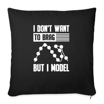 Data Science Analyst Data Scientist - Sofa pillowcase 17,3'' x 17,3'' (45 x 45 cm) - black - Front