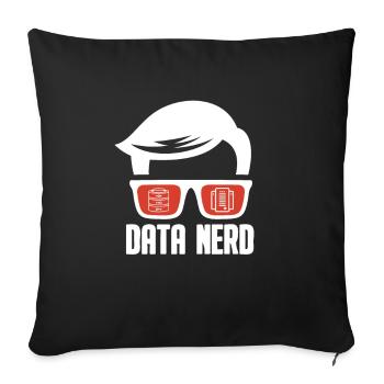 Data Science Analyst Data Scientist - Sofa pillowcase 17,3'' x 17,3'' (45 x 45 cm) - black - Front