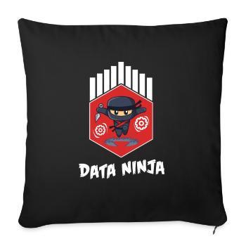 Data Science Analyst Data Scientist - Sofa pillowcase 17,3'' x 17,3'' (45 x 45 cm) - black - Front