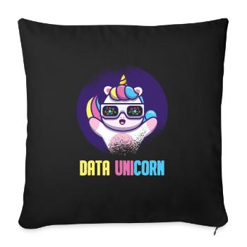 Data Science Analyst Data Scientist - Sofa pillowcase 17,3'' x 17,3'' (45 x 45 cm) - black - Front