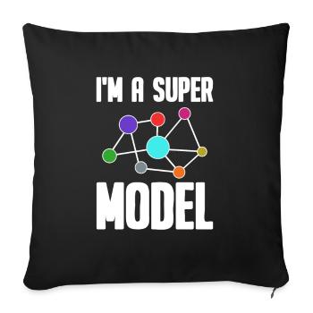 Data Science Analyst Data Scientist - Sofa pillowcase 17,3'' x 17,3'' (45 x 45 cm) - black - Front
