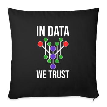 Data Science Analyst Data Scientist - Sofa pillowcase 17,3'' x 17,3'' (45 x 45 cm) - black - Front