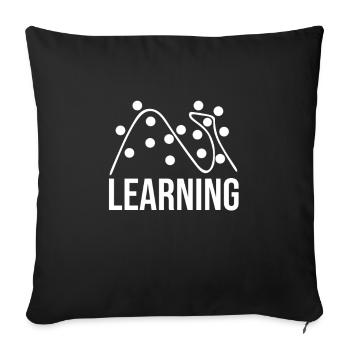 Data Science Analyst Data Scientist - Sofa pillowcase 17,3'' x 17,3'' (45 x 45 cm) - black - Front