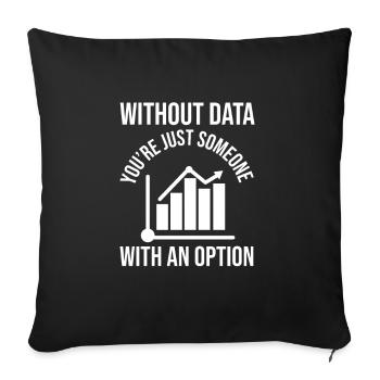 Data Science Analyst Data Scientist - Sofa pillowcase 17,3'' x 17,3'' (45 x 45 cm) - black - Front