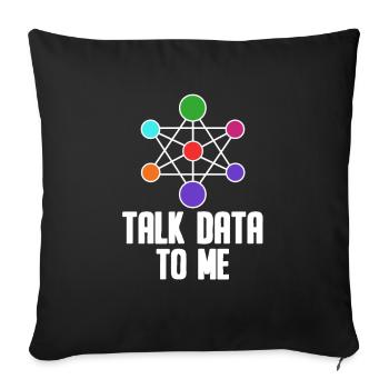 Data Science Analyst Data Scientist - Sofa pillowcase 17,3'' x 17,3'' (45 x 45 cm) - black - Front