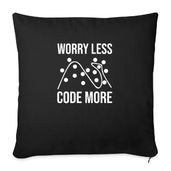 Data Science Analyst Data Scientist - Sofa pillowcase 17,3'' x 17,3'' (45 x 45 cm) - black - Front