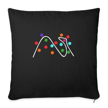 Data Science Analyst Data Scientist - Sofa pillowcase 17,3'' x 17,3'' (45 x 45 cm) - black - Front