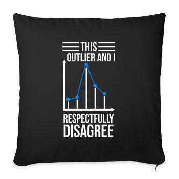 Data Science Analyst Data Scientist - Sofa pillowcase 17,3'' x 17,3'' (45 x 45 cm) - black - Front