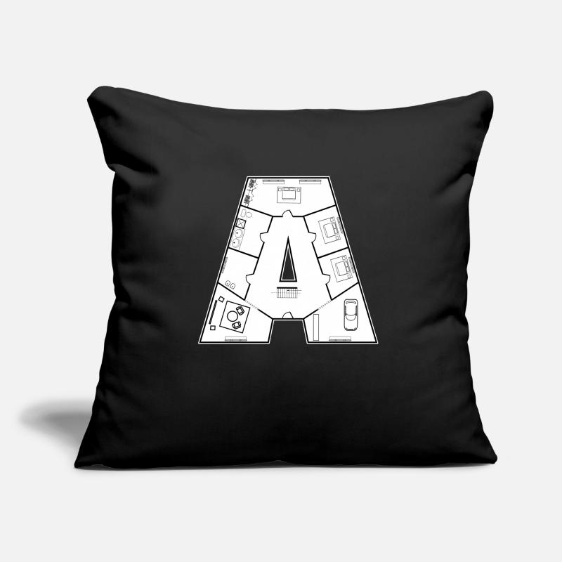 Architecte Architecte Architecte Architecture Construction de maisons Housse de coussin décorative 45 x 45 cm