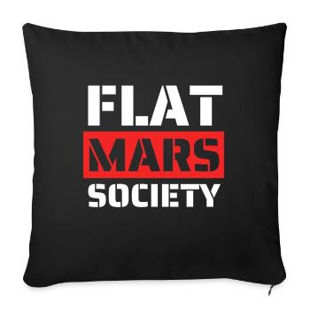 Société Flat Mars - Housse de coussin décorative 45 x 45 cm - noir - Devant