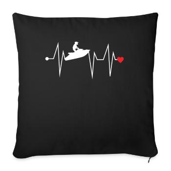 Funny Jet Ski Jet Ski JetSkis Jet Skis - Sofa pillowcase 17,3'' x 17,3'' (45 x 45 cm) - black - Front