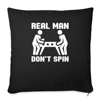 Table Football Kickers Table Kicker Wuzzler - Sofa pillowcase 17,3'' x 17,3'' (45 x 45 cm) - black - Front
