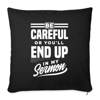 Pastor Pastor Clergy Reverend Gifts - Sofa pillowcase 17,3'' x 17,3'' (45 x 45 cm) - black - Front