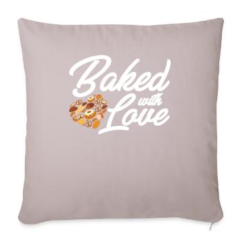 Baker Baking Pastry Chef - Sofa pillowcase 17,3'' x 17,3'' (45 x 45 cm) - light taupe - Front