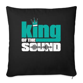 Tontechniker Sound Audio Engineer - Sofakissenbezug 45 x 45 cm - Schwarz - Vorne