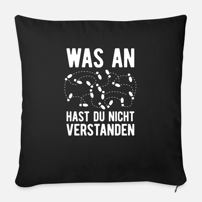 Tanzen Tänzer Tanz - Sofakissenbezug 45 x 45 cm - Schwarz