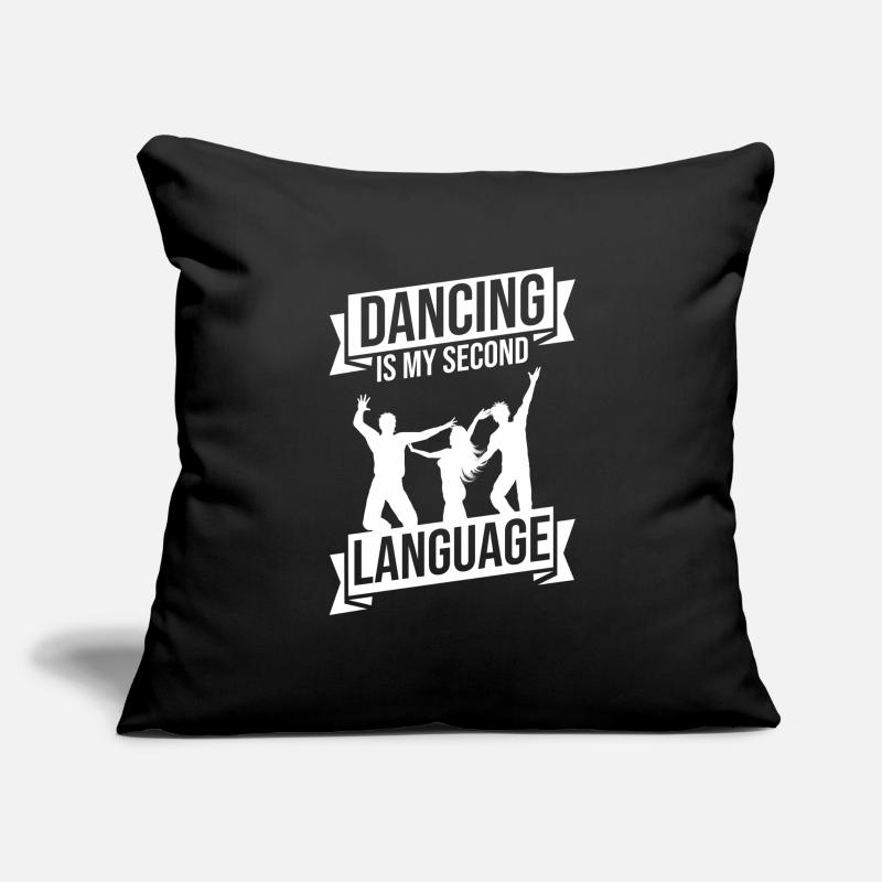 Danse Danse Danse Housse de coussin décorative 45 x 45 cm