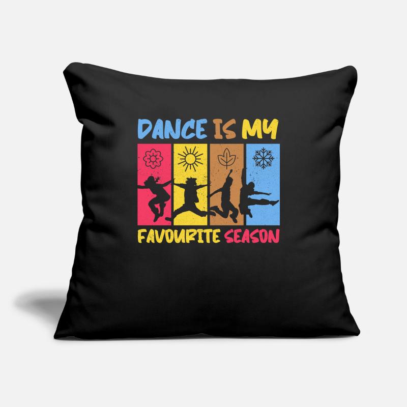 Danse Danse Danse Housse de coussin décorative 45 x 45 cm