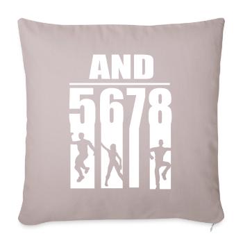 Dancing Dancer Dance - Sofa pillowcase 17,3'' x 17,3'' (45 x 45 cm) - light taupe - Front