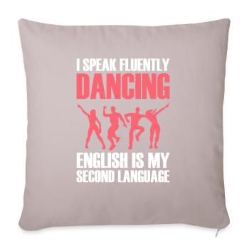 Dancing Dancer Dance - Sofa pillowcase 17,3'' x 17,3'' (45 x 45 cm) - light taupe - Front